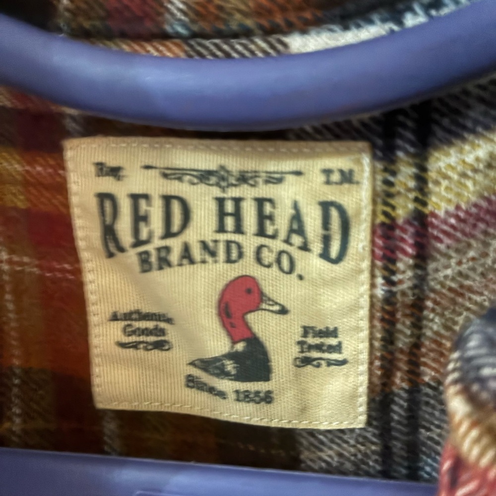 Men’s Large Plaid Flannel Shirt - Picture 3 of 6